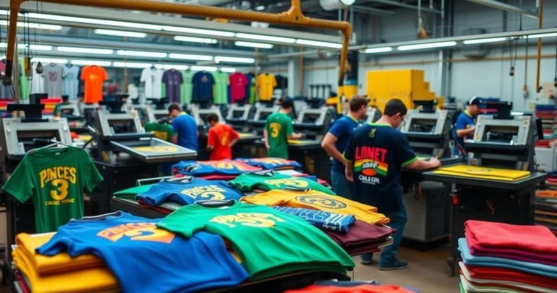 Fabricação de camisetas personalizadas