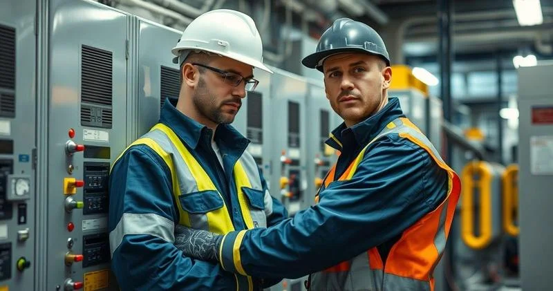 Uniforme de eletricista para baixa tensão