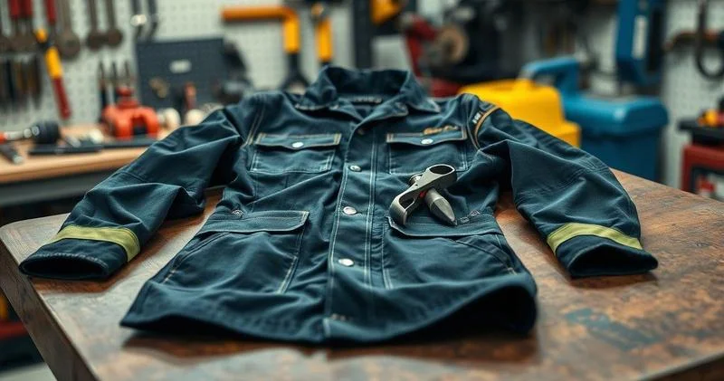 Uniforme de manutenção industrial
