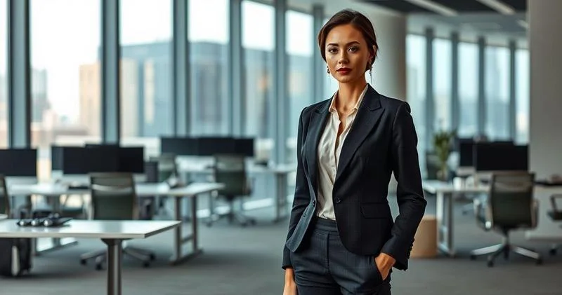 Uniforme social feminino para escritório